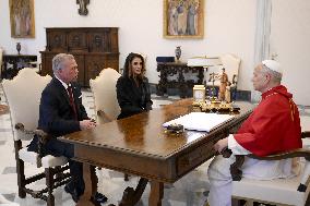 Pope Leo XIV Meets King and Queen of Jordan - Vatican