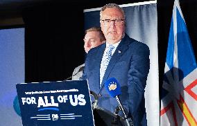 Tony Wakeham After Election Win In Stephenville - Canada