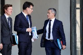 First Weekly Cabinet Meeting Of French Prime Minister Lecornu - Paris
