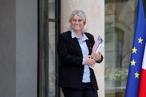 First Weekly Cabinet Meeting Of French Prime Minister Lecornu - Paris