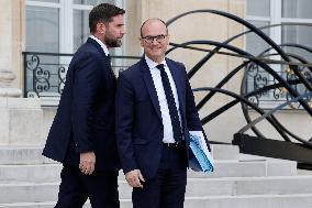 First Weekly Cabinet Meeting Of French Prime Minister Lecornu - Paris