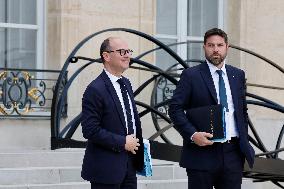 First Weekly Cabinet Meeting Of French Prime Minister Lecornu - Paris