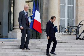 First Weekly Cabinet Meeting Of French Prime Minister Lecornu - Paris