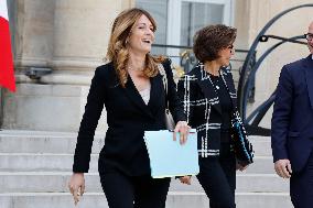 First Weekly Cabinet Meeting Of French Prime Minister Lecornu - Paris