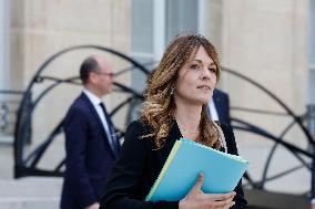 First Weekly Cabinet Meeting Of French Prime Minister Lecornu - Paris