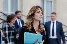First Weekly Cabinet Meeting Of French Prime Minister Lecornu - Paris