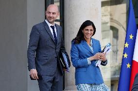 First Weekly Cabinet Meeting Of French Prime Minister Lecornu - Paris