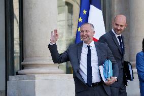 First Weekly Cabinet Meeting Of French Prime Minister Lecornu - Paris
