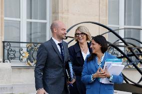 First Weekly Cabinet Meeting Of French Prime Minister Lecornu - Paris
