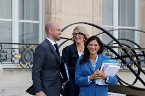 First Weekly Cabinet Meeting Of French Prime Minister Lecornu - Paris