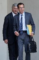 First Weekly Cabinet Meeting Of French Prime Minister Lecornu - Paris