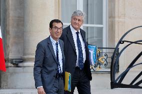 First Weekly Cabinet Meeting Of French Prime Minister Lecornu - Paris