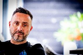 Roberto De Zerbi Portrait In Zeist - Netherlands