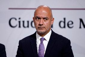 Mexican President Claudia Sheinbaum Holds Briefing Conference - Mexico