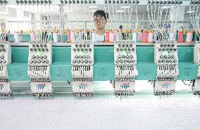 Export Embroidery Products Producing in Huzhou