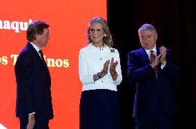 Infante Elena At Taurino de Telemadrid Awards - Madrid