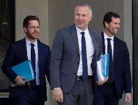 Weekly Meeting of The New Cabinet - Paris