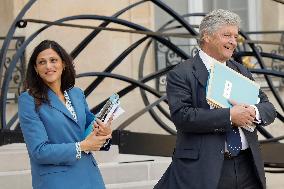 Weekly Meeting of The New Cabinet - Paris