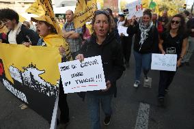 Protest Against the Mercosur Agreement - Paris