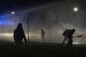 Demonstration Against the Italy-Israel Match - Italy
