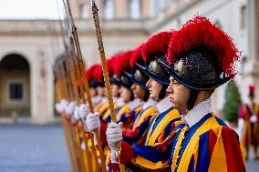 Pope Leo XIV Receives King and Queen of Jordan - Rome