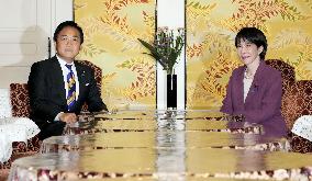 Japan party leaders hold talks in Tokyo
