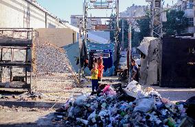 Gaza Streets Debris Removal