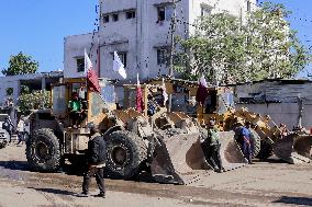 Gaza Streets Debris Removal