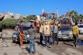 Gaza Streets Debris Removal