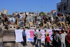 Gaza Streets Debris Removal