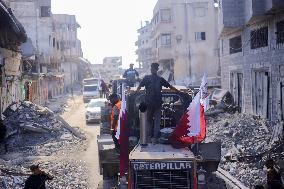 Gaza Streets Debris Removal