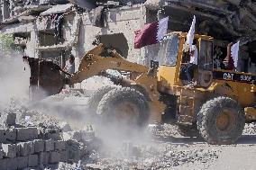 Gaza Streets Debris Removal