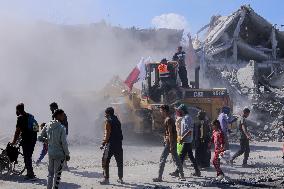 Gaza Streets Debris Removal