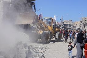 Gaza Streets Debris Removal
