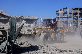 Gaza Streets Debris Removal