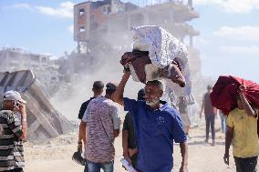 Gaza Streets Debris Removal