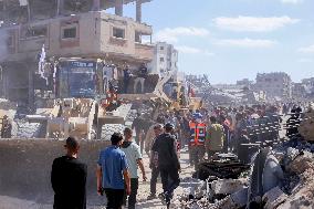 Gaza Streets Debris Removal