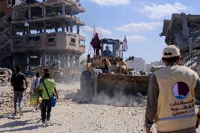 Gaza Streets Debris Removal