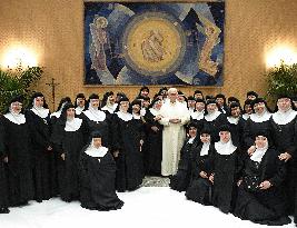 Pope Leo XIV Meets Mexican Augustinian Recollect Sisters - Vatican