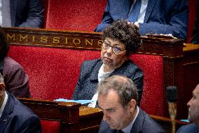 Session of questions to the government at The National Assembly - Paris AJ