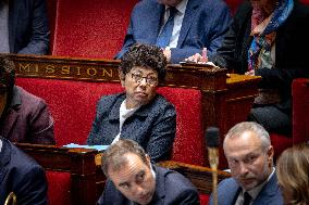 Session of questions to the government at The National Assembly - Paris AJ