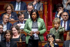 Session of questions to the government at The National Assembly - Paris AJ