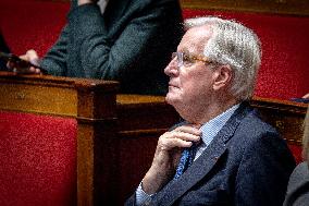 Session of questions to the government at The National Assembly - Paris AJ