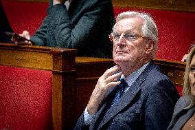 Session of questions to the government at The National Assembly - Paris AJ