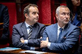 Session of questions to the government at The National Assembly - Paris AJ