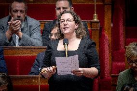 Session of questions to the government at The National Assembly - Paris AJ