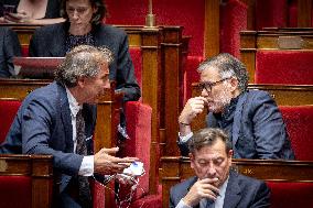 Session of questions to the government at The National Assembly - Paris AJ