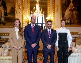 Kate and William of Wales Receive Jordan s Crown Prince and Wife - Windsor