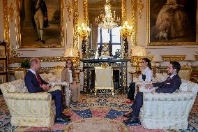 Kate and William of Wales Receive Jordan s Crown Prince and Wife - Windsor