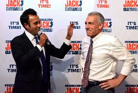 Jack Ciattarelli and Vivek Ramaswamy Campaign in New Jersey